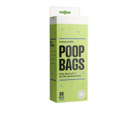 Maßgeschneiderte Druck 32 Packung biologisch abbaubare duftende Hundepoop-Taschen Nachhaltige Haustierreinigung &amp; Pflege Produkte OEM Logo Akzeptieren BPI