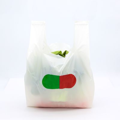 AISUN maßgeschneiderte gedruckte Direktverkauf 100% biologisch abbaubare PLA PBAT kompostierbare Einkaufstaschen für den Supermarkt