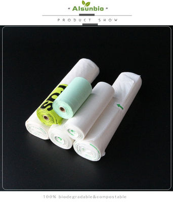 100% biologisch abbaubare Kompostierbare Linerbeutel für Lebensmittelverpackungen 50 Mikron
