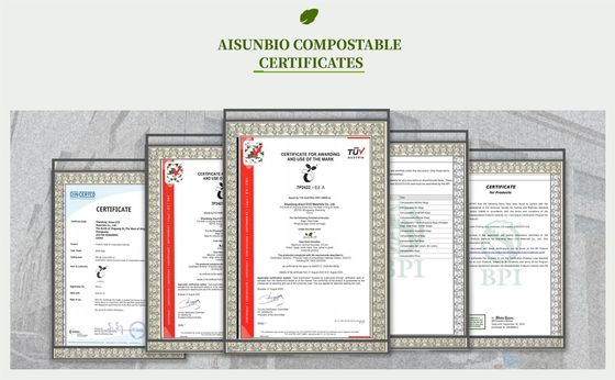 ASTM D6400 Zertifizierte Kompostapak-Wasserkorb-Bindungen Kompostierbare Polybags