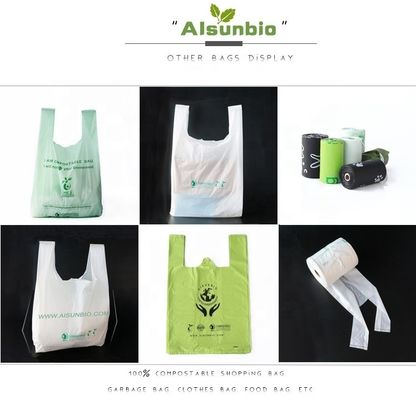 Biologisch abbaubare Einkaufstüten aus HDPE Kompostierbare Komposttüten
