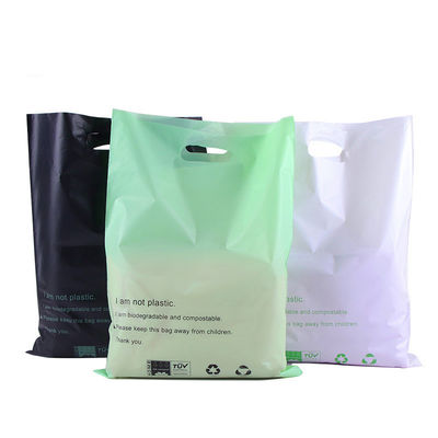 Seitengusset Biologisch abbaubare Einkaufstüte 50l Kompost 15 Mikron
