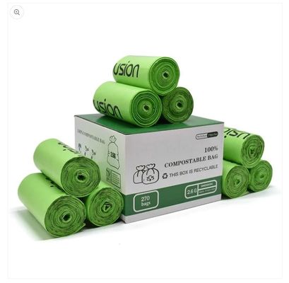 Grüne Farbe 100% biologisch abbaubar, kompostierbar, umweltfreundlich Hunde-Kak-Taschen für Haustiere