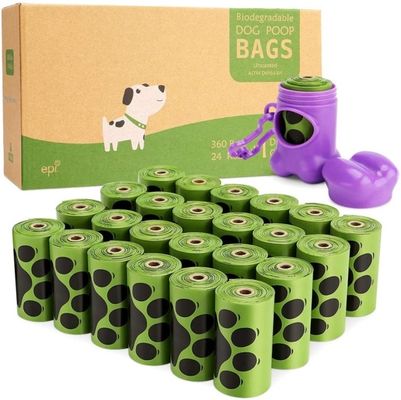 100 Stück/Rolle 2,6 Gallonen 10l Handschleifer Krawatte biologisch abbaubar kompostierbar Küchenmüll Müllsack Müllsäcke