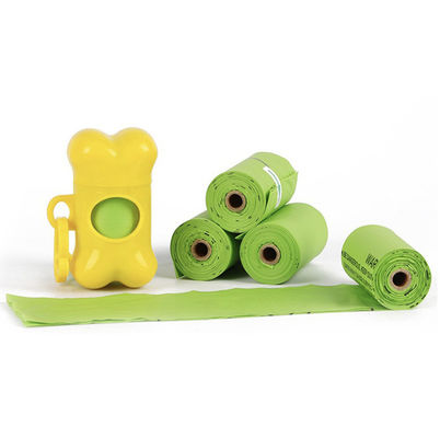 Kompostierbares Logo, farbenfrohe Haustierhundmüllbeutel, Plastikmüllbeutel, 100% biologisch abbaubar