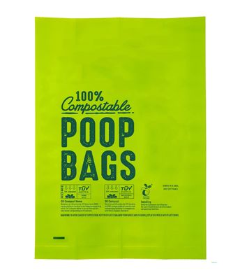 100% biologisch abbaubarer D2W Hunde-Kacke-Tasche