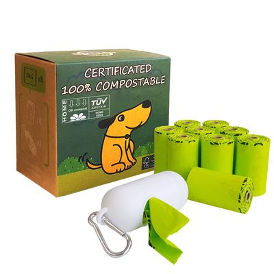 100% biologisch abbaubarer D2W Hunde-Kacke-Tasche