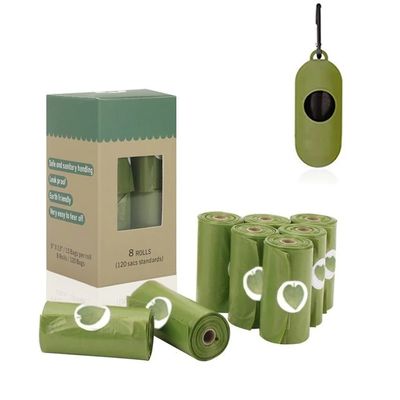 Maßgeschneiderte Druck 32 Packung biologisch abbaubare duftende Hundepoop-Taschen Nachhaltige Haustierreinigung &amp; Pflege Produkte OEM Logo Akzeptieren BPI