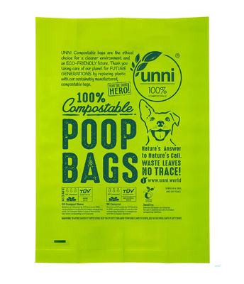 Zusammensetzbares Kompostierbares Hundepoop-Tasche Biologisch abbaubares Polythenstaub