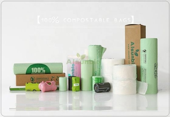 Weste 100% biologisch abbaubare Haustiermülltaschen Roll für Hundekot personalisiert