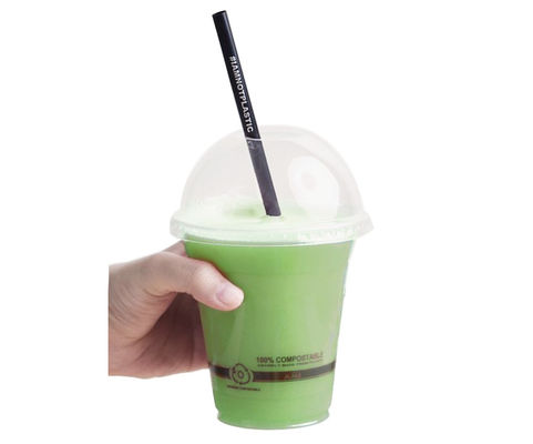 PLA-Ballkompostierbare Becher Biologisch abbaubare, maßgeschneiderte, geprägte Oberfläche