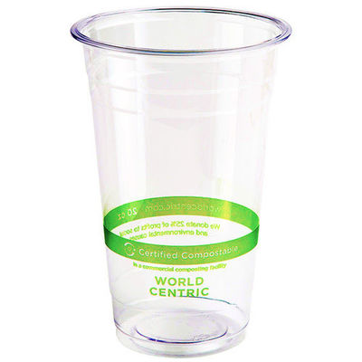 Party Kompostierbare Kalte Tasse 10oz 12oz Customized Logo