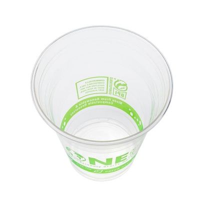 Party Kompostierbare Kalte Tasse 10oz 12oz Customized Logo