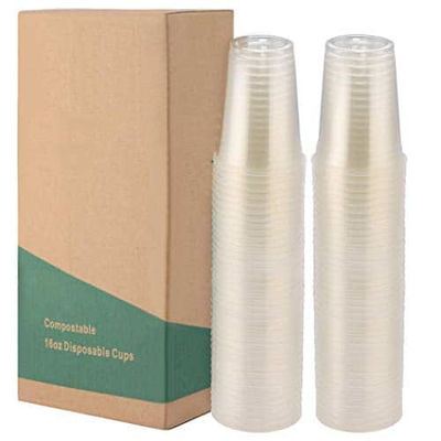 Kompostierbare PLA Bioplastik-Tasse für Hochzeitscocktails