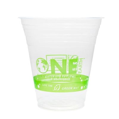Klarer Kaffee Biologisch abbaubare PLA-Tassen 7oz/9oz/10oz Einweg