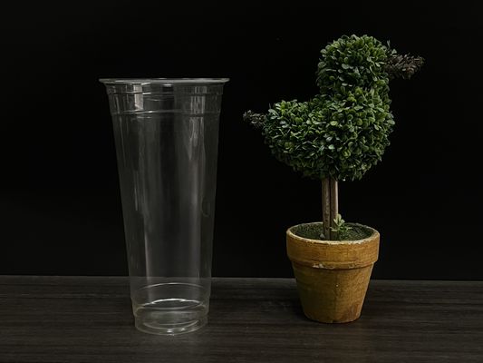 OEM klare nachhaltige Kaffeetassen Bio-Kunststoff-Tasse in großen Mengen