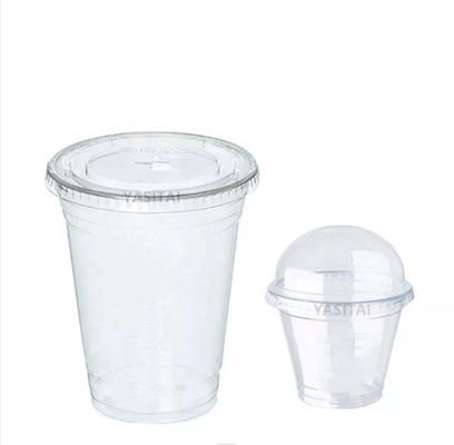 PLA Kompostierbare biologisch abbaubare Plastikbecher 12 Oz für kalte Getränke