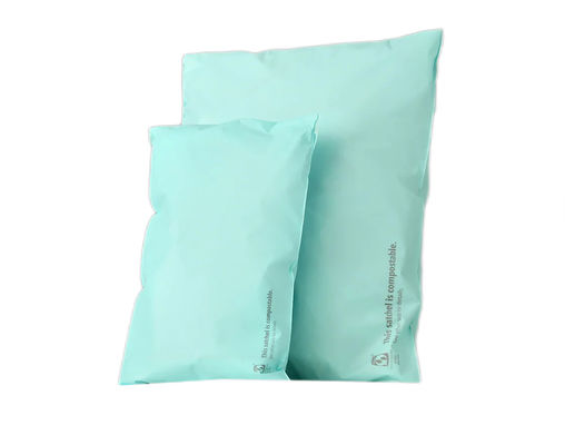Custom Poly Printed Kompostierbare Mailer Tasche Schwarz Rosa Blau