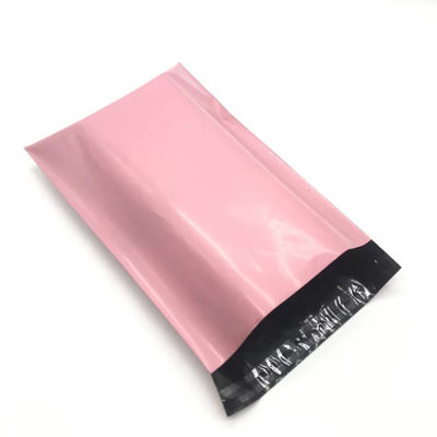 Custom Poly Printed Kompostierbare Mailer Tasche Schwarz Rosa Blau
