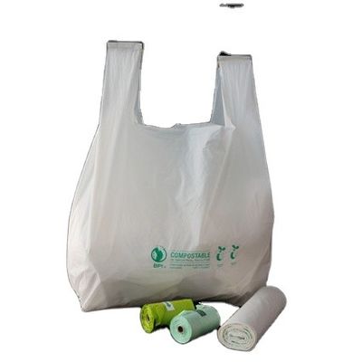Supermarkt PBAT PLA Verpackungstüte biologisch abbaubar Normen EN13432